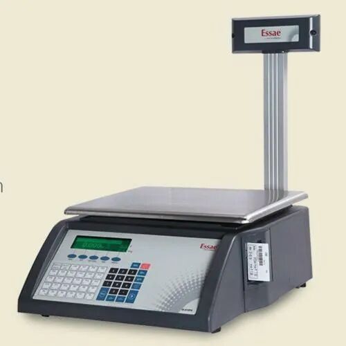 Stainless Steel Label Printing Scale, For Business