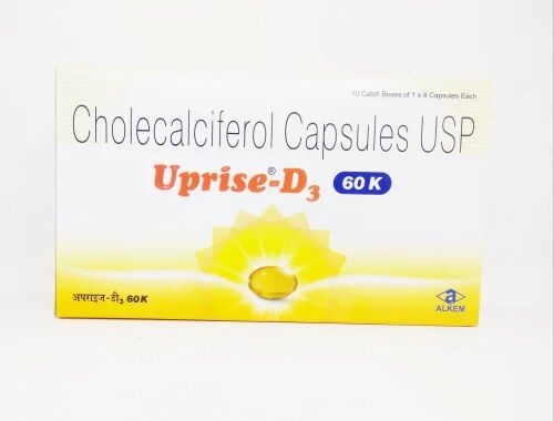 Cholecalciferol Capsules USP, Packaging Type : Box