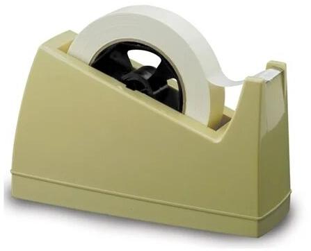 Plastic Tape Dispenser, For Used In Office, Color : Green