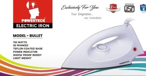 Electric Iron, Power : 750 (Watt)