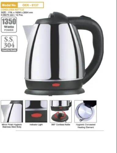 Orpat Electrical Kettle, Model Name/Number : OEK-8137