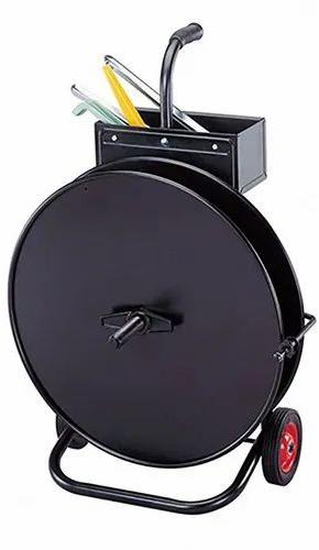 Black Round Polished Iron CA100HS Ybico Strapping Dispenser, For Industrial, Packaging Type : Box