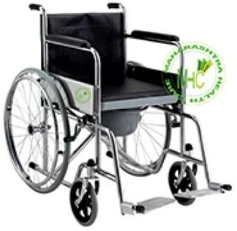 Commode Wheel Chair, Color : Black