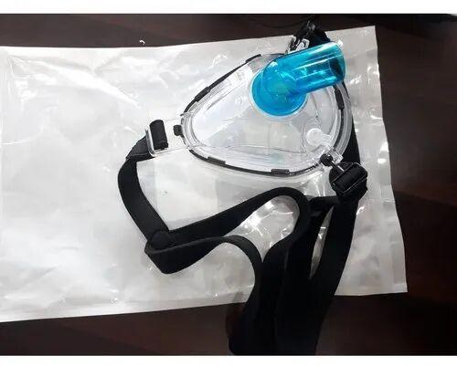 Silicon BiPAP Full Face Mask, Size : Medium