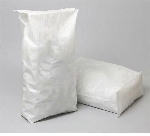 Plain Polypropylene PP Flour Bag, Color : White