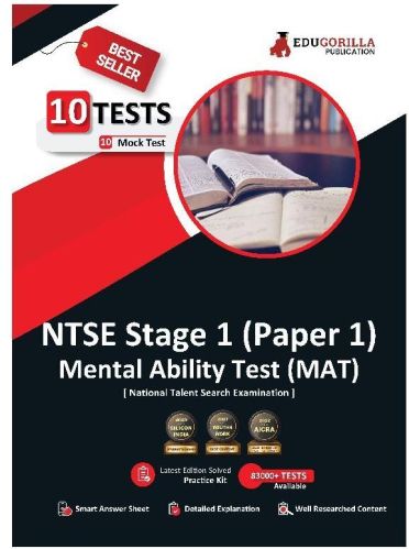 Ntse Stage 1 Paper 1 Mental Ability Test Book 2023