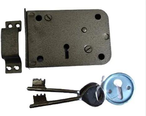 Iron Door Lock, Size : 75mm