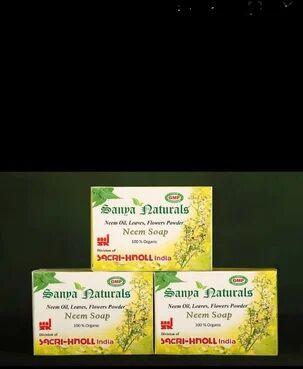 Sanya Natural Neem Soap, Packaging Size : 50 Gm