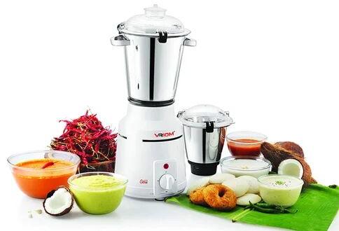 White Plastic Commercial Mixer Grinder, Capacity(Litre) : 250 Gms