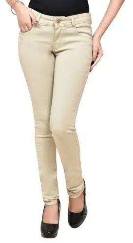 Womens Slim Fit Denim Jeans, Waist Size : 28-40