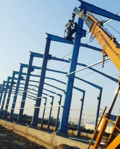 Black Metal Structural Steel Erection, For Industrial Use, Shape : Rectangular, Square