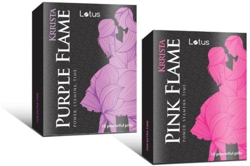 Krrista Pink Flame Tablet, Packaging Type : Box