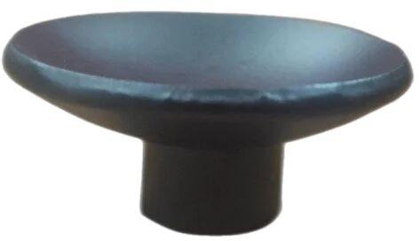 Round Zinc Drawer Knob, Color : Black