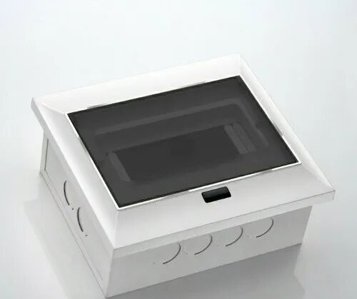 4 Way Plastic MCB Box, Color : White, Black, Grey