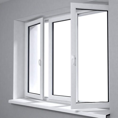 Hinged Polished UPVC Casement Window
