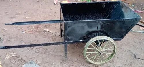 Wheel Barrow Trolley, Color : Black
