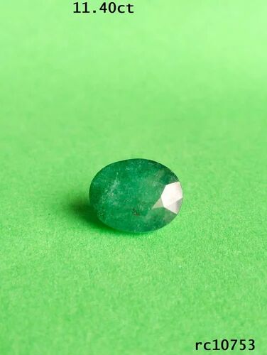 11.40 Carat Natural Zambian Emerald Gemstone, Size : Approx.10-20mm