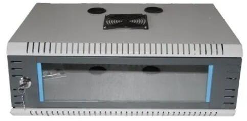 Rectangle Mild Steel Wall Mounted Networking Rack