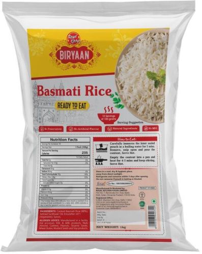 Soft Organic Regalkitchenfoodsltd. Basmati Rice, For Human Consumption, Cooking, Variety : Long Grain