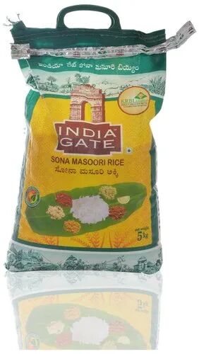 India Gate Sona Masoori Rice, Packaging Size : 5 Kg