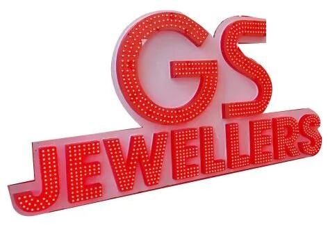 3D LED Letter, Color : Red