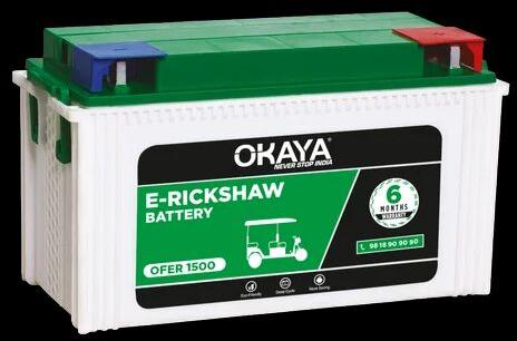 Okaya E Rickshaw Battery, Voltage : 12 V