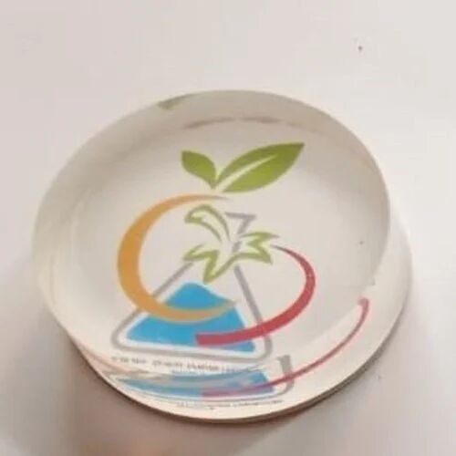 Acrylic Round Paper Weight, For Corporate Gifts, Packaging Type : Box