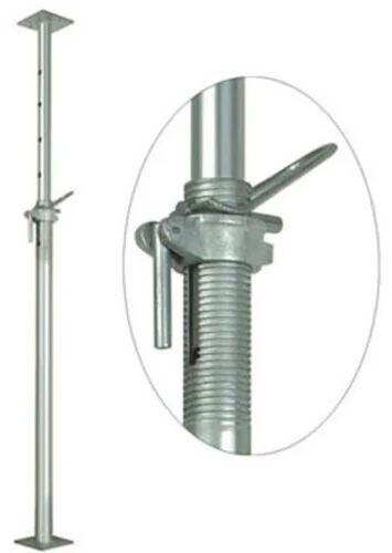 Cylindrical Stainless Steel Shoring Prop, Color : Silver