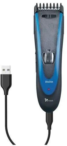 Syska Blue Black Hair Beard Trimmer, For Household