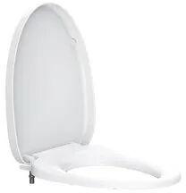 Oval Plastic PP Toilet Seat Cover, Color : White