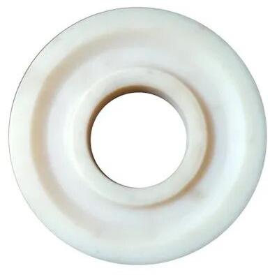 Round ABS Tower Crane Hook Pulley, Color : White