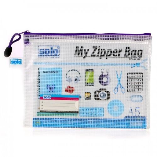 Plain PVC Zipper Bag, For Home, Office Or School.