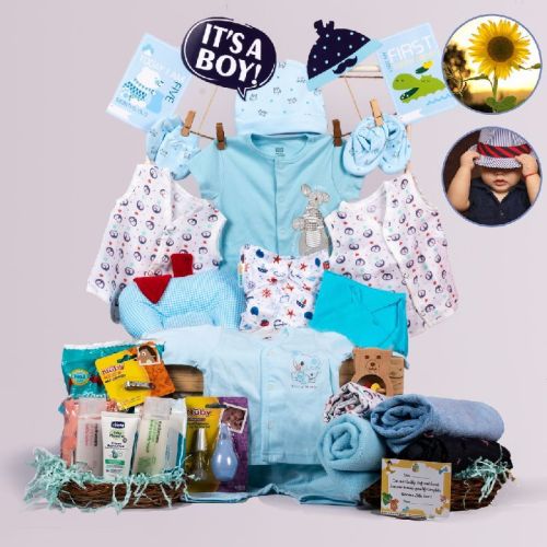 Summer Hamper For Newborn Baby Boy, Style : Contemporary