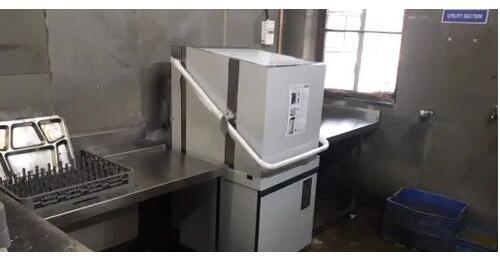 Stainless Steel Commercial Dish Washing Machines, Capacity : 500 Plate Per Hour