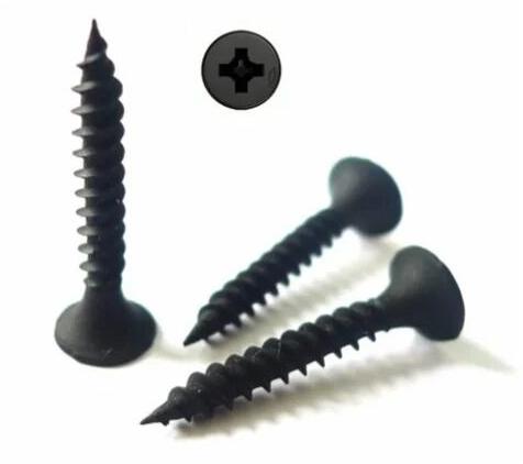 Gypsum Screw, Color : Black