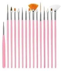 Plastic Nail Art Brush Set, Packaging Type : Packet