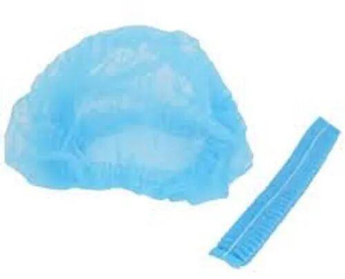 Polypropylene (PP) Bouffant Cap, Color : Blue