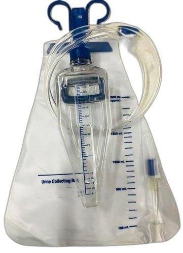 Medi Faith PVC Urometer Urine Bag, Capacity : 2000ml