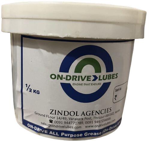 On-Drive Lubes White AP3 Grease 500 Gm