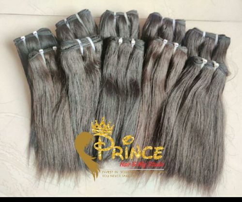 Human Hair Weft, For Parlour, Personal, Style : Curly, Straight, Wavy