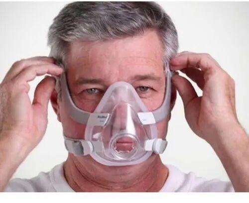 Transparent Polycarbonate Bipap Face Mask, Size : Large