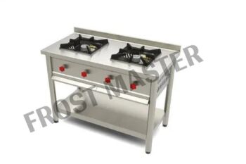 Stainless Steel Two Burner Range