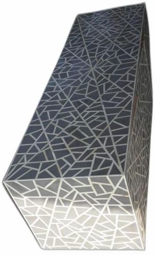 PU Finish Wooden Bone Inlay Long Drawer, For Office, Mounting Type : Floor Mount