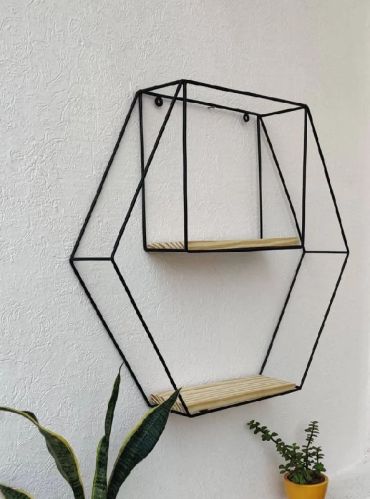 Metal Wall Shelf, Size : 62 X 11.5 X 55 Cm