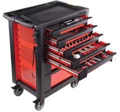 Stainless Steel Tool Cabinets, Color : Red