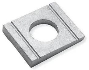 Rectangle Stainless Steel SS Taper Washer, Size : 3/4 Inch