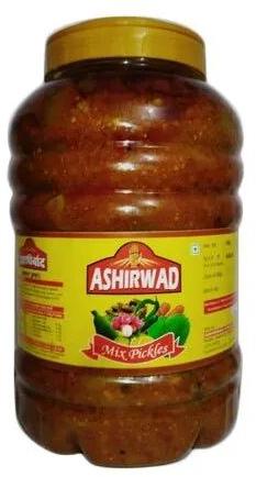 Ashirwad Mixed Pickle 100%, Packaging Size : 6kg