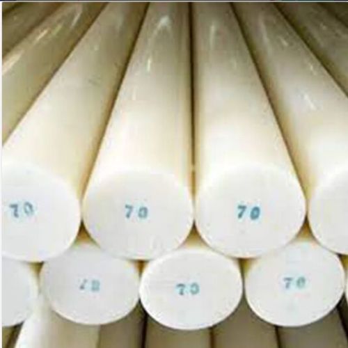 Natural Cylindrical Cast Nylon Rods, For Chemical Industry, Length : 1000 Mm