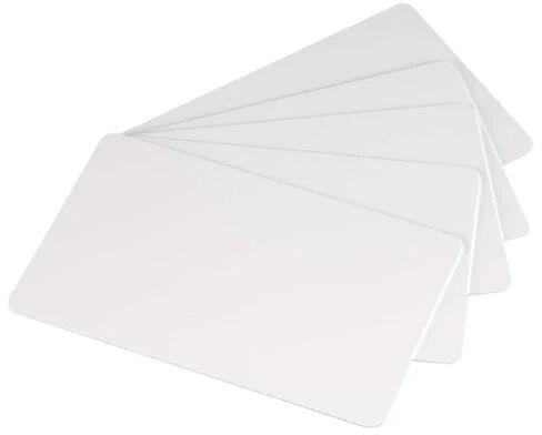 Rectangular PVC Plastic Card, Color : White