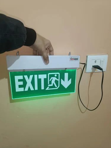 Aluminium Acrylic Laser Type Exit Light, Feature : Low Consumption, High Quality, High Power, Heat Resistant